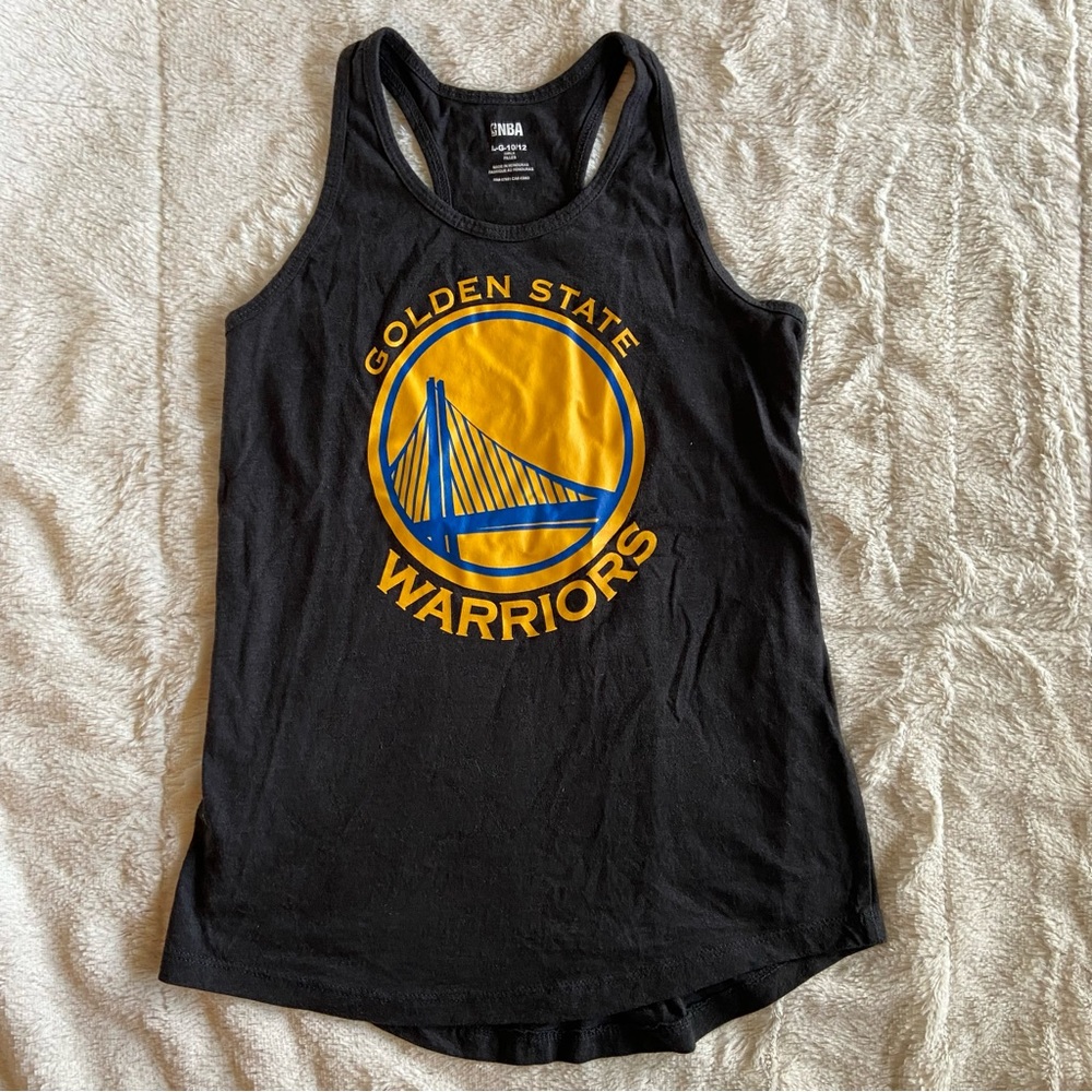 Girls 10-12, NBA Golden State Warriors Tank Top